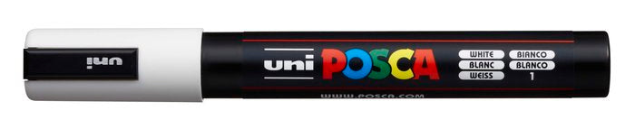 Rotulador Uni Posca Pc-5M Blanco | Posca | Pack 6 Unidades