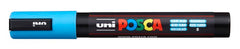 Rotulador Uni Posca Pc-5M Azul Claro | Posca | Pack 6 Unidades