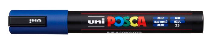 Rotulador Uni Posca Pc-5M Azul | Posca | Pack 6 Unidades