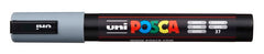 Rotulador Uni Posca Pc-5M Gris | Posca | Pack 6 Unidades