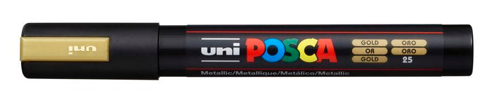 Rotulador Uni Posca Pc-5M Oro | Posca | Pack 6 Unidades