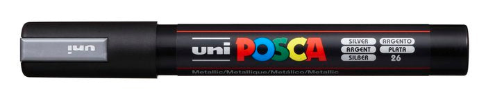 Rotulador Uni Posca Pc-5M Plata | Posca | Pack 6 Unidades