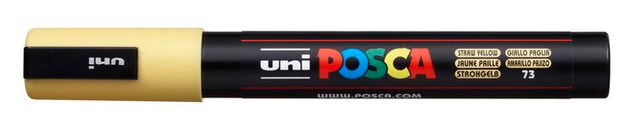 Rotulador Uni Posca Pc-5M Amarillo Pajizo | Posca | Pack 6 Unidades Imagen principal del producto