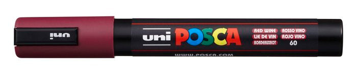Rotulador Uni Posca Pc-5M Rojo Vino | Posca | Pack 6 Unidades