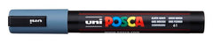 Rotulador Uni Posca Pc-5M Gris Pizarra | Posca | Pack 6 Unidades