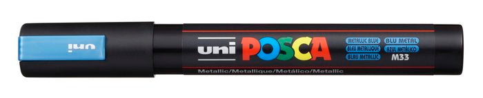 Rotulador Uni Posca Pc-5M Azul Metalico | Posca | Pack 6 Unidades