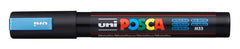 Rotulador Uni Posca Pc-5M Azul Metalico | Posca | Pack 6 Unidades
