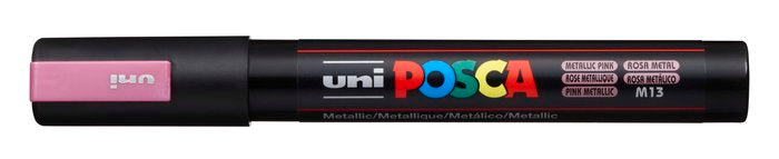 Rotulador Uni Posca Pc-5M Rosa Metalico | Posca | Pack 6 Unidades