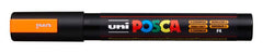 Rotulador Uni Posca Pc-5M Fluor Naranja | Posca | Pack 6 Unidades