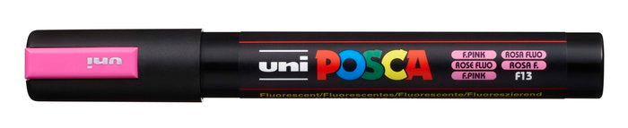 Rotulador Uni Posca Pc5-M Fluor Rosa | Posca | Pack 6 Unidades