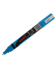 Marcador Uni Chalk Tiza Liquida 1,8-2,5 Mm Pwe-5M Azul | Uni-Ball | Pack 6 Unidades