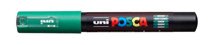 Rotulador Uni Posca Pc-1M Verde | Posca | Pack 6 Unidades