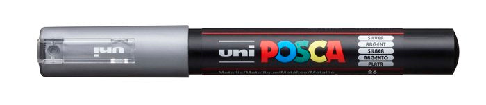 Rotulador Uni Posca Pc-1M Plata | Posca | Pack 6 Unidades Imagen principal del producto
