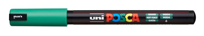 Rotulador Uni Posca Pc-1Mr Verde | Posca | Pack 6 Unidades Imagen principal del producto