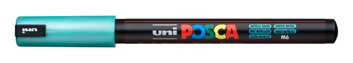Rotulador Uni Posca Pc-1Mr Verde Metalico | Posca | Pack 6 Unidades