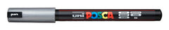 Rotulador Uni Posca Pc-1Mr Plata | Posca | Pack 6 Unidades