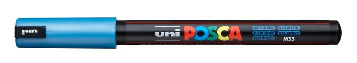Rotulador Uni Posca Pc-1Mr Azul Metalico | Posca | Pack 6 Unidades