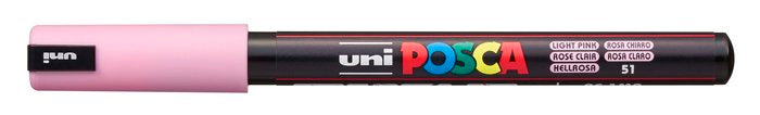 Rotulador Uni Posca Pc-1Mr Rosa Claro | Posca | Pack 6 Unidades Imagen principal del producto