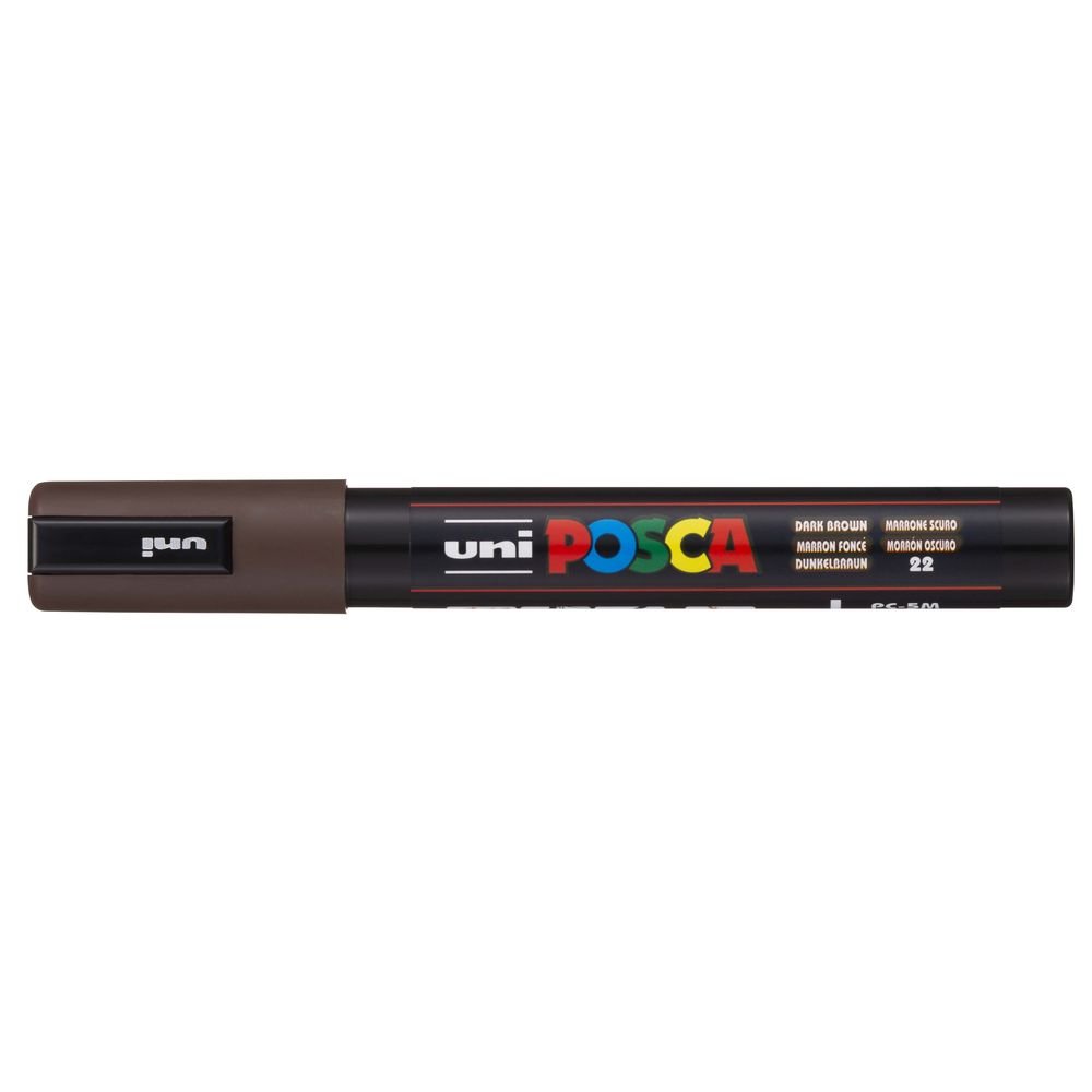 Rotulador Uni Posca Pc-5m Marrón Oscuro Imagen principal del producto