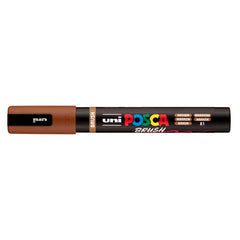 Rotulador Uni Posca Pc-5Br Brush Marron | Posca | Pack 6 Unidades