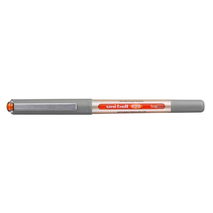 Bolígrafo Uni-ball EYE Fine 0,7 mm naranja, pack 12 unidades