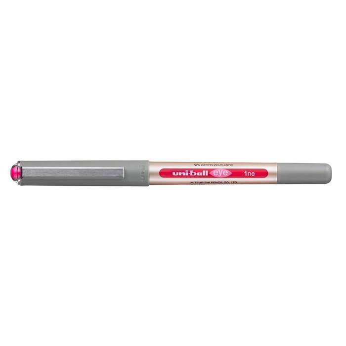 Bolígrafo Uni-ball Eye Fine 0,7 mm rosa, pack 12 ud