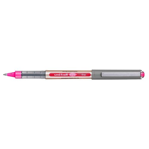 Bolígrafo Uni-ball Eye Fine 0,7 mm rosa, pack 12 ud