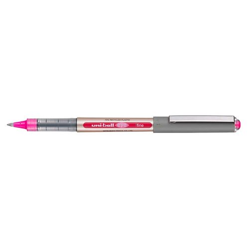 Bolígrafo Uni-ball Eye Fine 0,7 mm rosa, pack 12 ud