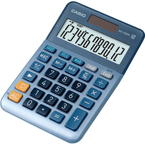 CALCULADORA CASIO DE SOBREMESA 12 DIGITOS MS-120EM | 1 UNIDADES | (CASIO) Imagen principal del producto