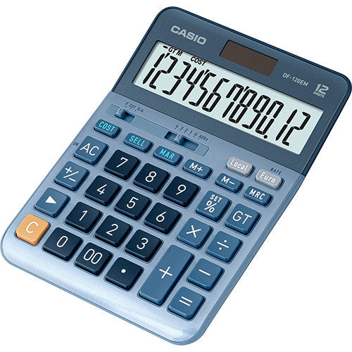CALCULADORA CASIO DE SOBREMESA 12 DIGITOS DF-120EM | 1 UNIDADES | (CASIO) Imagen principal del producto