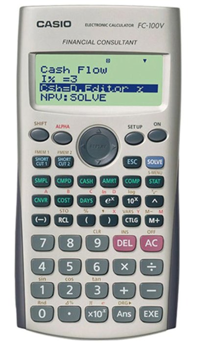 CALCULADORA CASIO FINANCIERA FC100V | 1 UNIDADES | (CASIO) Imagen principal del producto