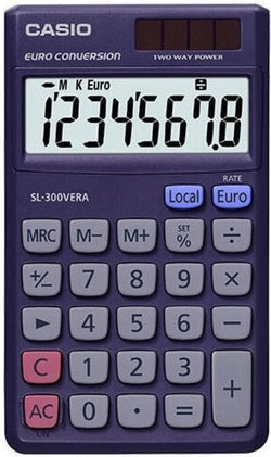 Calculadora básica Casio SL-300 Vera solar y pilas Imagen principal del producto