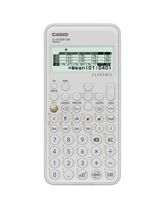 CALCULADORA CASIO CIENTIFICA 10+2 DIGITOS FX-570SPCW IBERIA | 1 UNIDADES | (CASIO) Imagen principal del producto