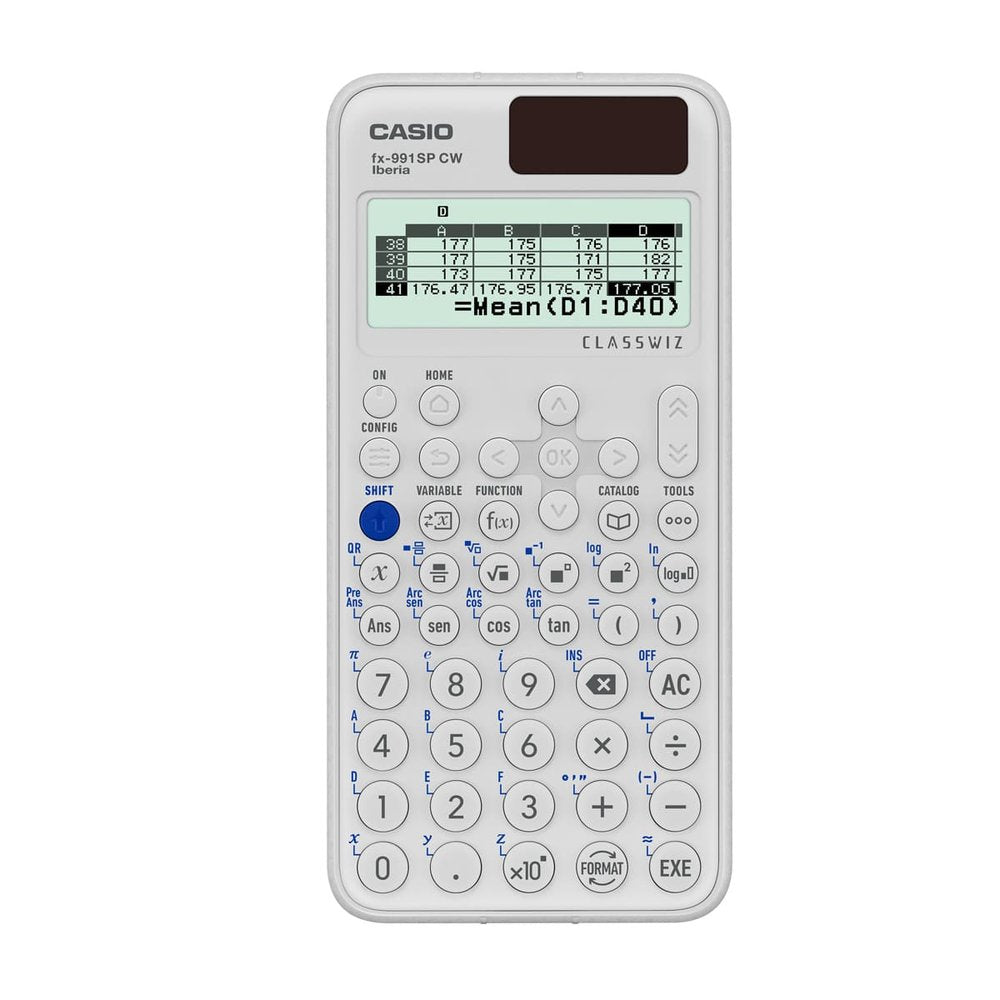 CALCULADORA CASIO CIENTIFICA 10+2 DIGITOS FX-991SPCW IBERIA | 1 UNIDADES | (CASIO)