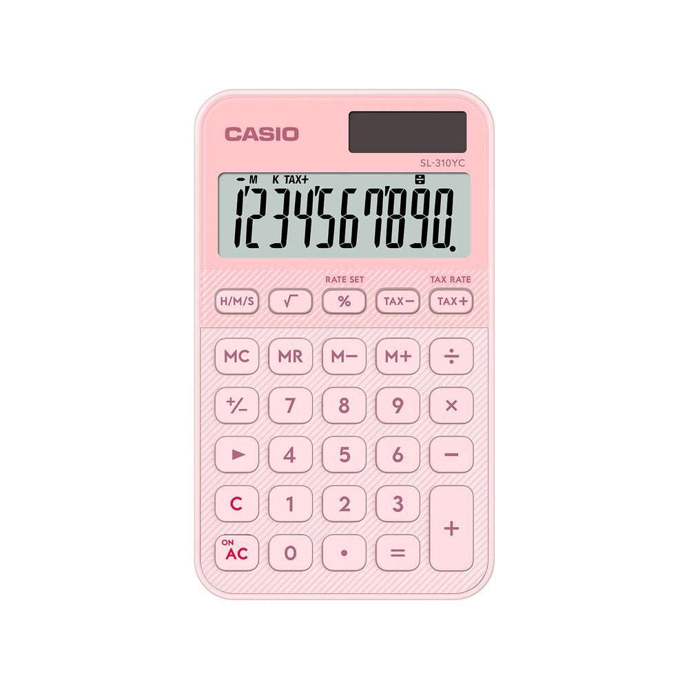 Calculadora Bolsillo 12 Dígitos Rosa Claro Casio Imagen principal del producto