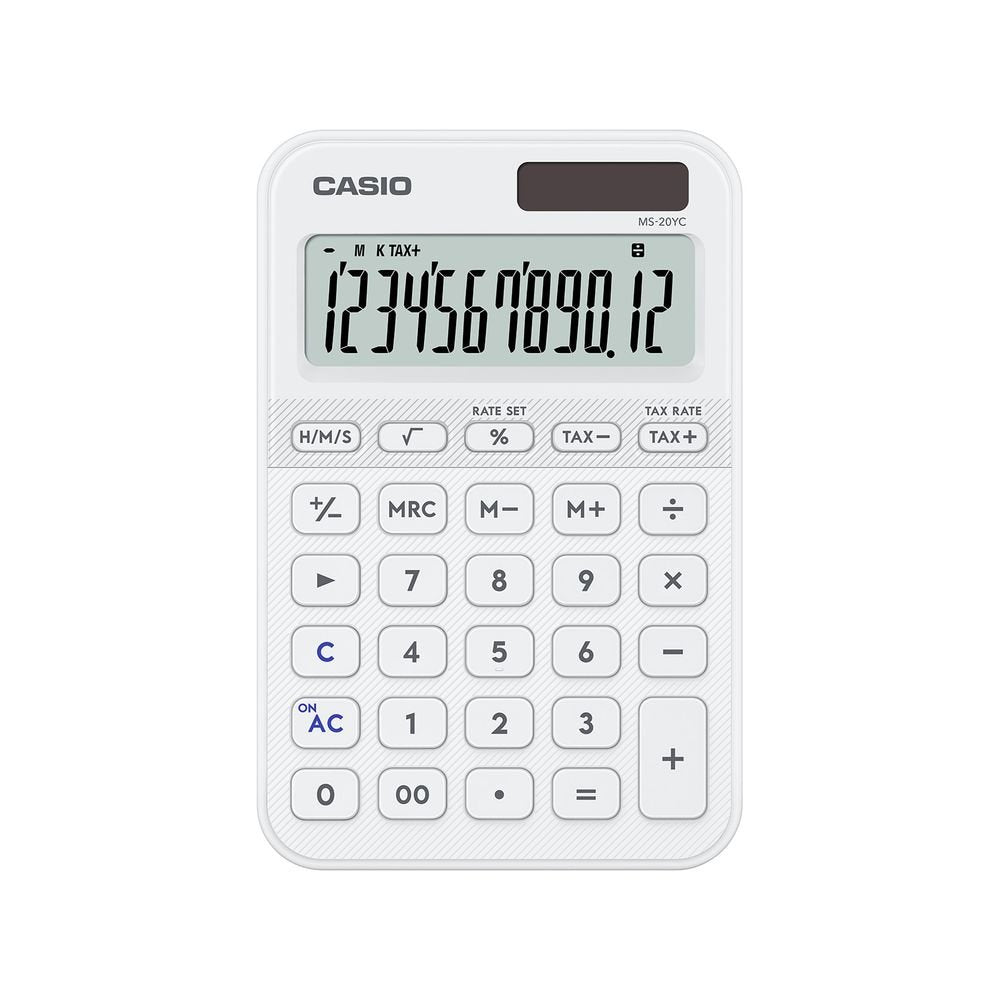 Calculadora Sobremesa 12 Dígitos Blanca Casio