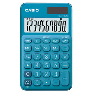 Calculadora Bolsillo Sl-310uc Color Azul Imagen principal del producto