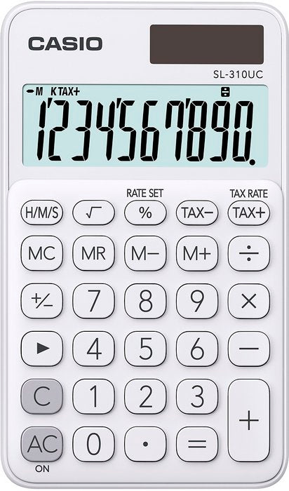 Calculadora Bolsillo Sl-310uc Color Blanco