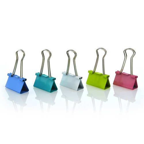 Pinzas abatibles de colores 32mm - 12 unidades Fraga