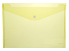 CARPETA PP SOBRE A4 1 BROCHE 105 AMARILLO | 12 UNIDADES | (DATABANK)