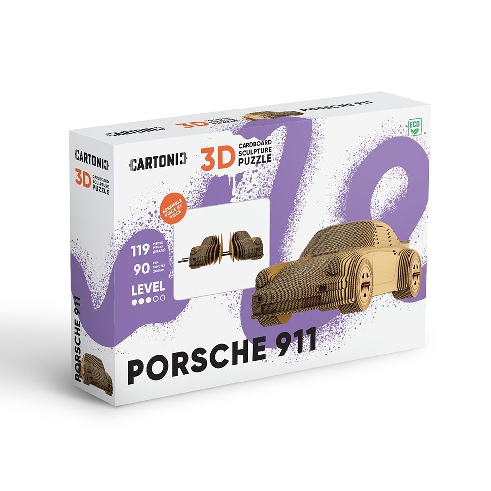 Maqueta Cartón Porsche 911 - Cartonic