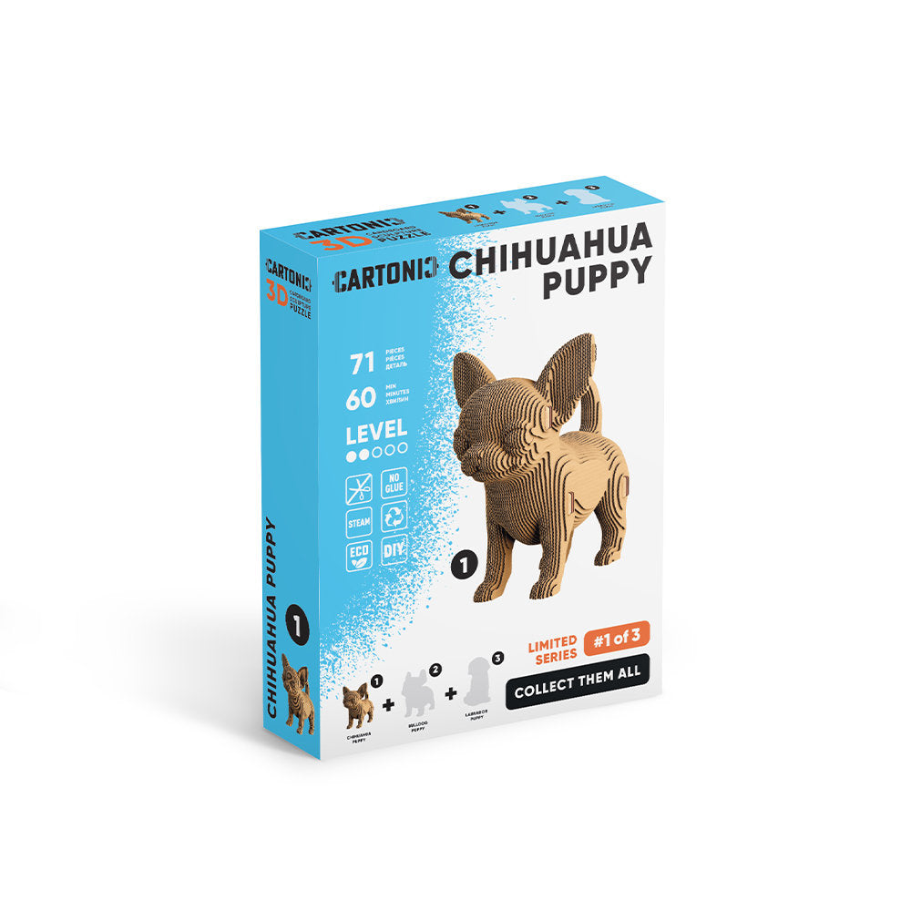 Maqueta Cartón Chihuahua - Puzle 3D Cartonic
