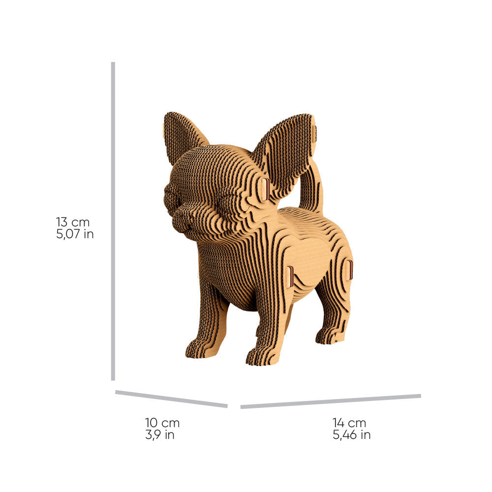 Maqueta Cartón Chihuahua - Puzle 3D Cartonic