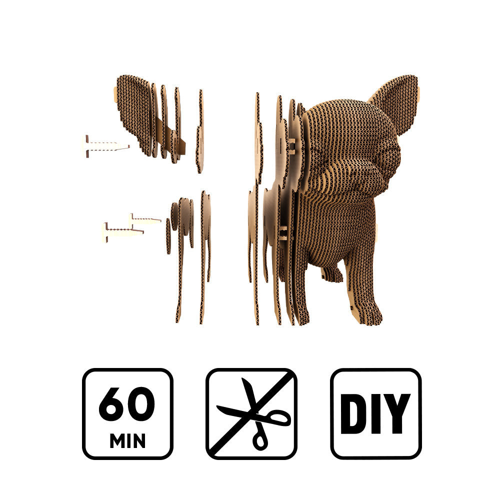 Maqueta Cartón Chihuahua - Puzle 3D Cartonic