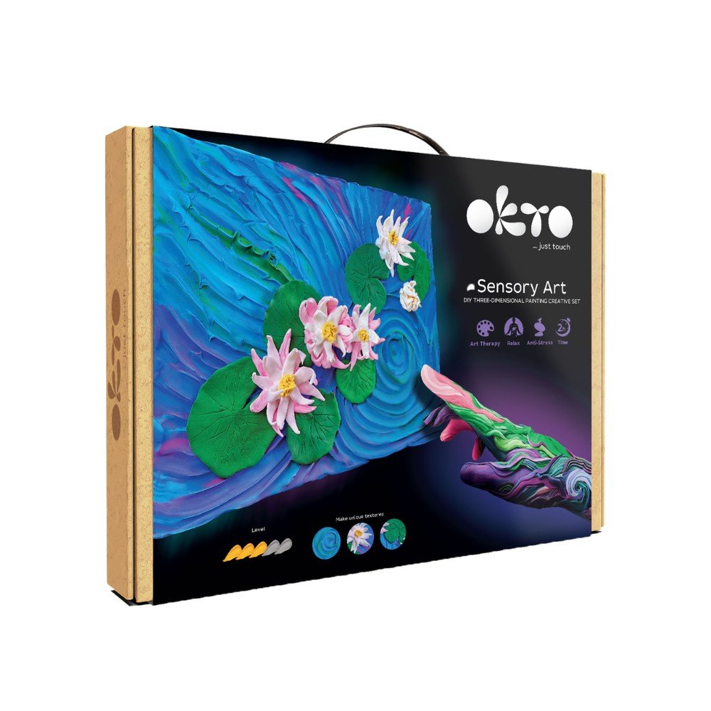 Set DIY Arte Sensorial 3D Nenúfares OKTO