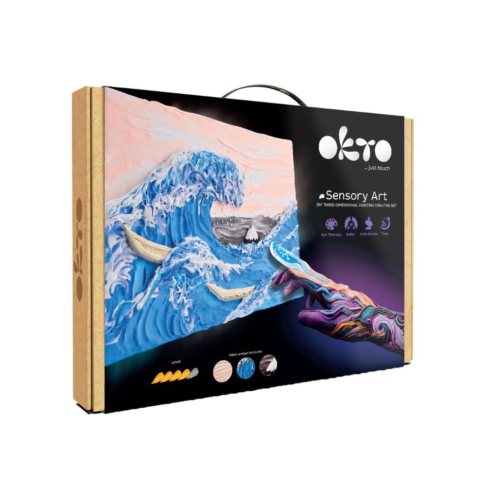 Set DIY Arte Sensorial 3D La Gran Ola OKTO