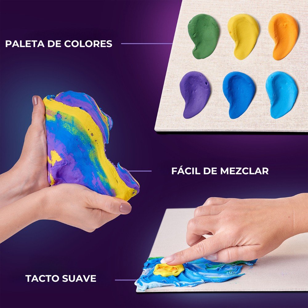 Set DIY Arte Sensorial 3D La Noche Estrellada OKTO