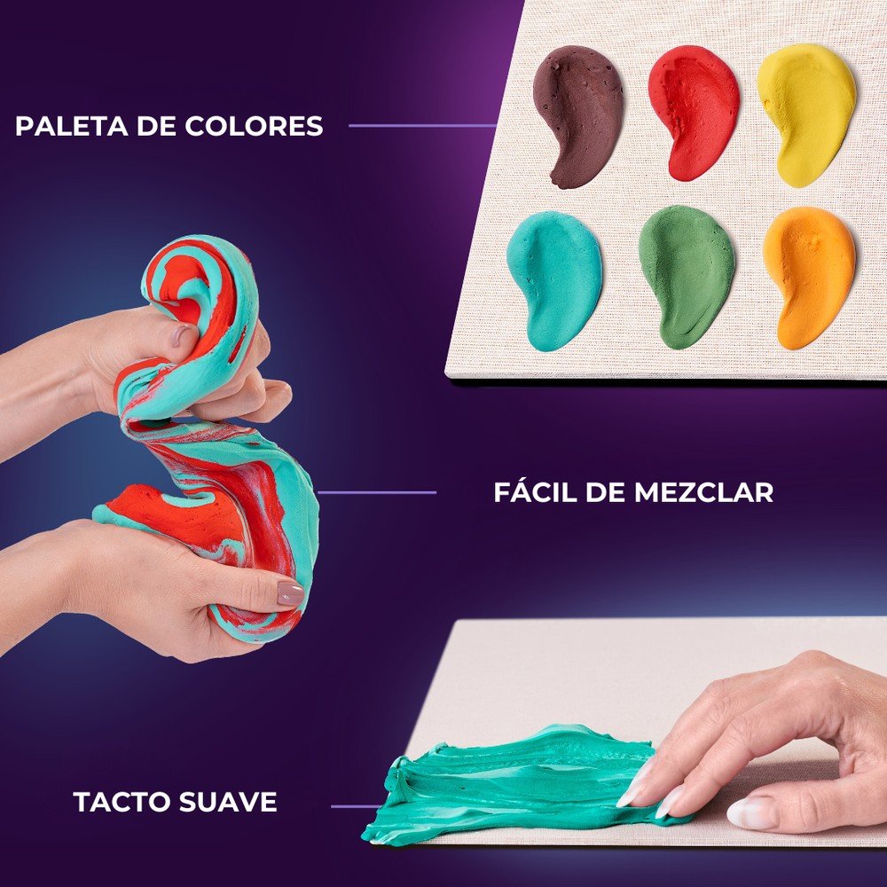 Set DIY Arte Sensorial 3D Girasoles OKTO