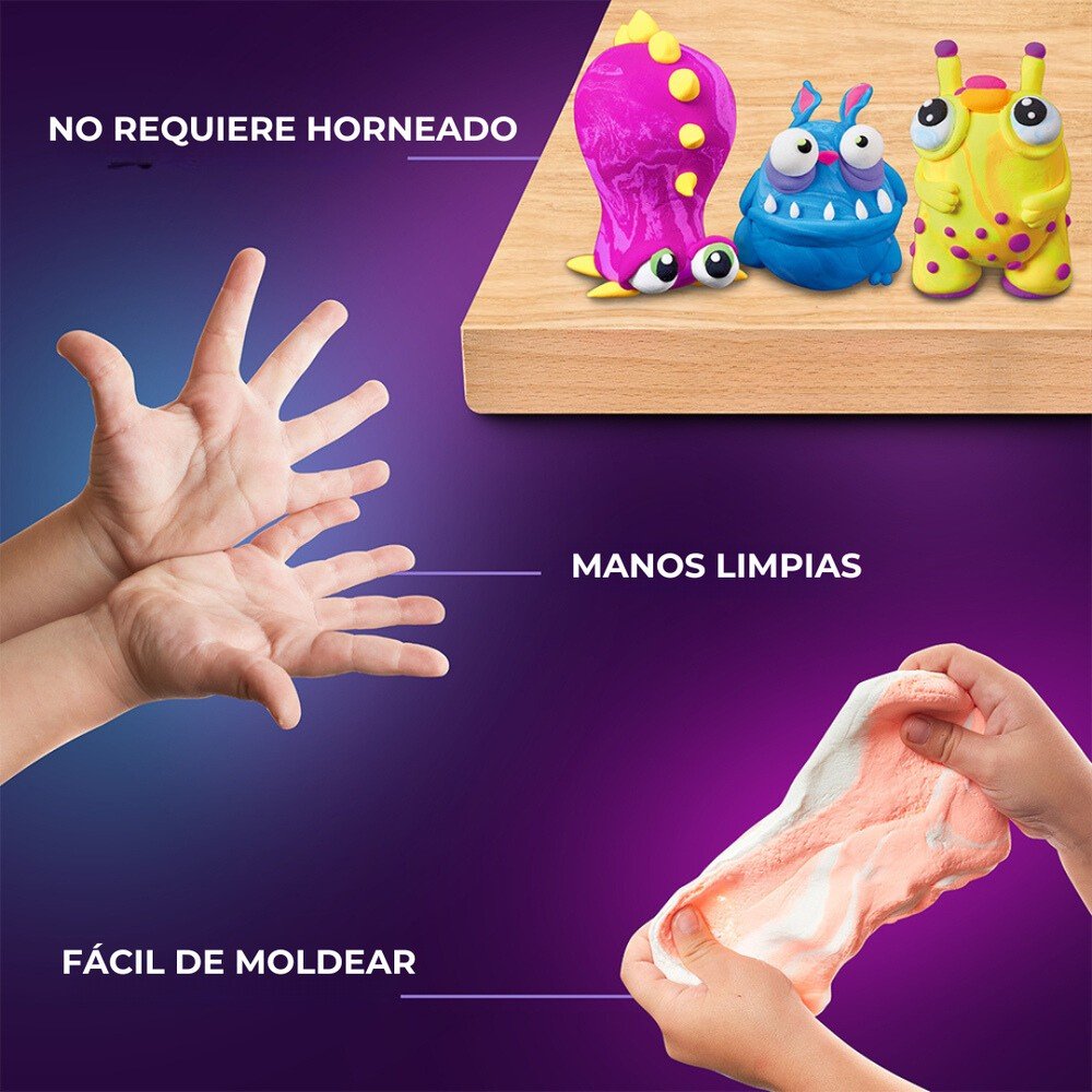 Set Creativo Air Clay 24 Colores Okto
