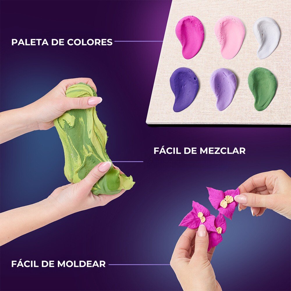 Set Madera DIY Flores Inspiration Okto
